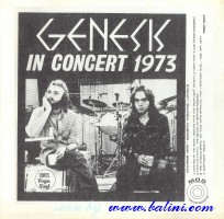 Genesis, In Concert, Other, MOD 1006