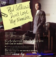 Phil Collins, Dont Lose my Number, We Said Hello Goodbye, WEA, P-1977
