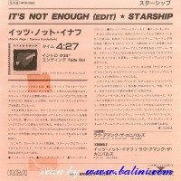 Starship, Its not Enough, Love Among the Cannibals, BMG, PRTD-3062