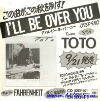 Toto, I ll be Over You, Fahrenheit, Sony, XDSP 93078