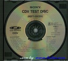 Sony, CDV Test Disc, Sony, YHBS 4
