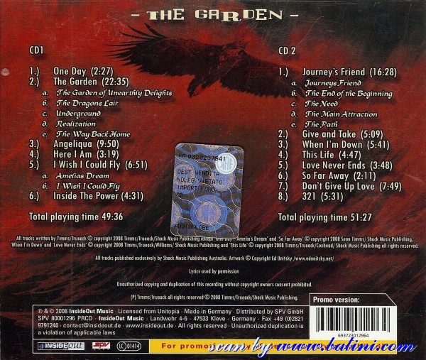 The Garden By Unitopia Cd With Lbatini Ref 1275051198