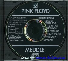 Pink Floyd, Meddle, EMI, CDP 7 46034 2