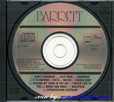 Syd Barrett, Barrett, EMI, CDP 7 46606 2