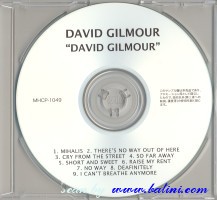David Gilmour, Sony, MHCP-1049/R