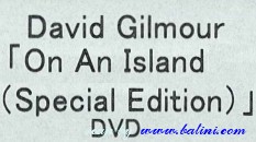 David Gilmour, On an Island, Sony, MHCP-1223