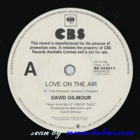 David Gilmour, Love on the Air, Near the End, CBS, BA 223211