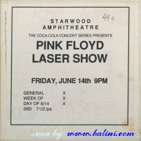 Pink Floyd, Laser Show, Starwood Amphitheatre, CocaCola, CC0688
