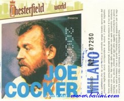 Joe Cocker, Milano, , 04-06-1986