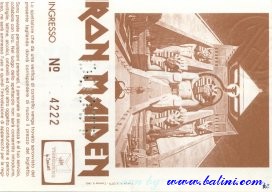 Iron Maiden, Milano, , 12-11-1984