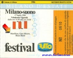 Marillion, Milano, , 17-07-1986