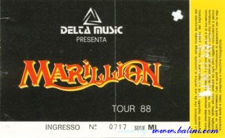 Marillion, Milano, , 26-01-1988