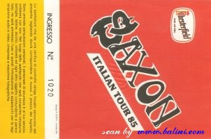 Saxon, Milano, , 01-10-1985