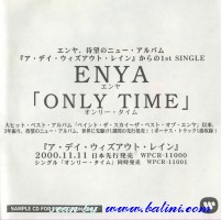 Enya, Only time, WEA, WPCR-11001/R1
