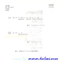 Jonathan Butler, More Than Friends, Yuusen, YPS-050