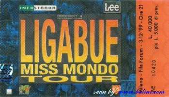 Ligabue, Milano, , 03-12-1999