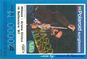 Vasco Rossi, Milano, , 14-09-1987